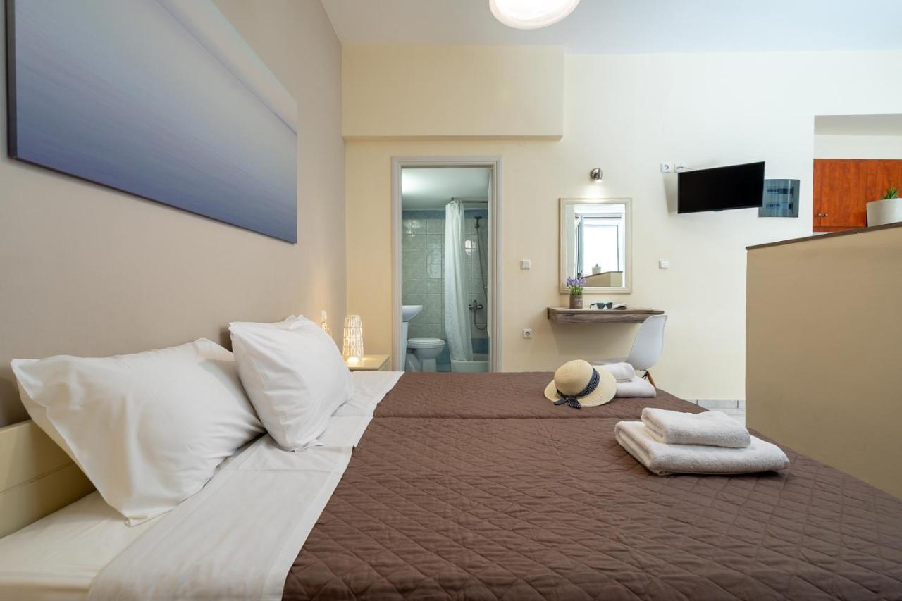 Geana Apartments Hriszí Aktí Haniá Kültér fotó